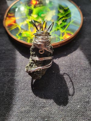 Pendant Icelandic Basalt  - Created by Judy