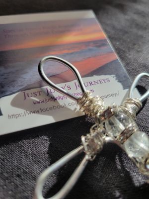 Judy&#39;s Hand-designed Cross - Clear Quartz