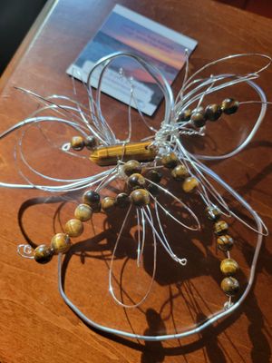 Wall Hanging-&quot;Angel of Hope&quot; -Tiger&#39;s Eye