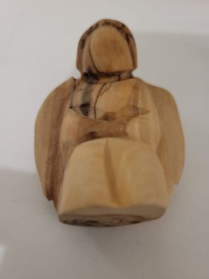 Carved Olive Wood Angel- Jerusalem WAS$48