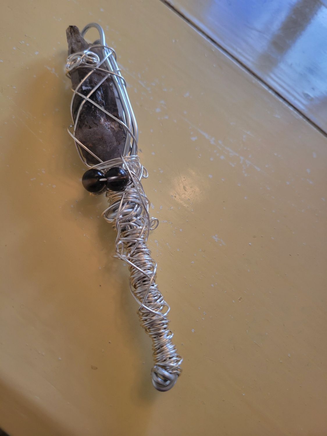 Judy&#39;s Hand-Designed Wand - Smoky Quartz