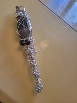 Judy&#39;s Hand-Designed Wand - Smoky Quartz