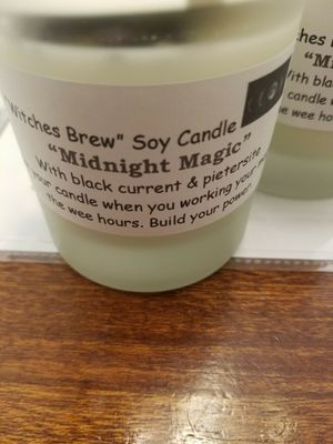 Judy&#39;s Soy Candle -Midnight Magic- Witches Brew Line