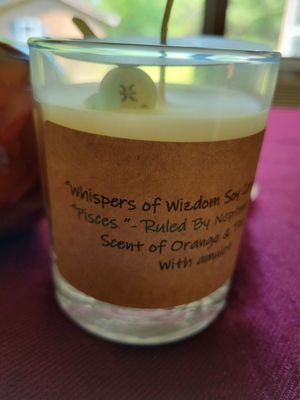 Judy&#39;s Soy Candle -Zodiac Pisces
