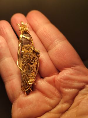 Pendant Laser Smoky Quartz -High Vibe -Created by Judy