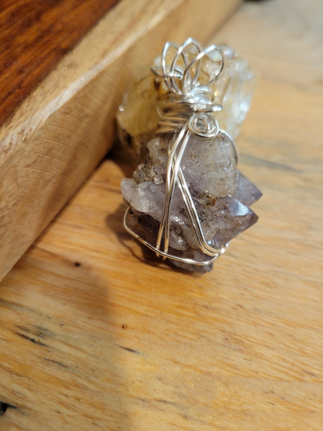 Pendant Amethyst Chunk(with points)  - Created by Judy