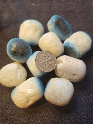Crystal/Stone Individual Tumbled Blue Nakurite  (one piece) chosen for you