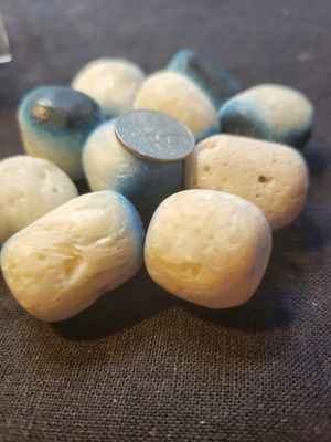 Crystal/Stone Tumbled Blue Nakurite  10PIECES per Bag
