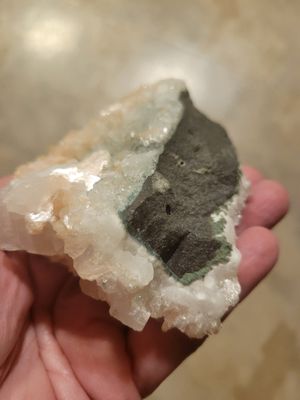 Crystal Stilbite/Calcite-a beauty! WAS$45