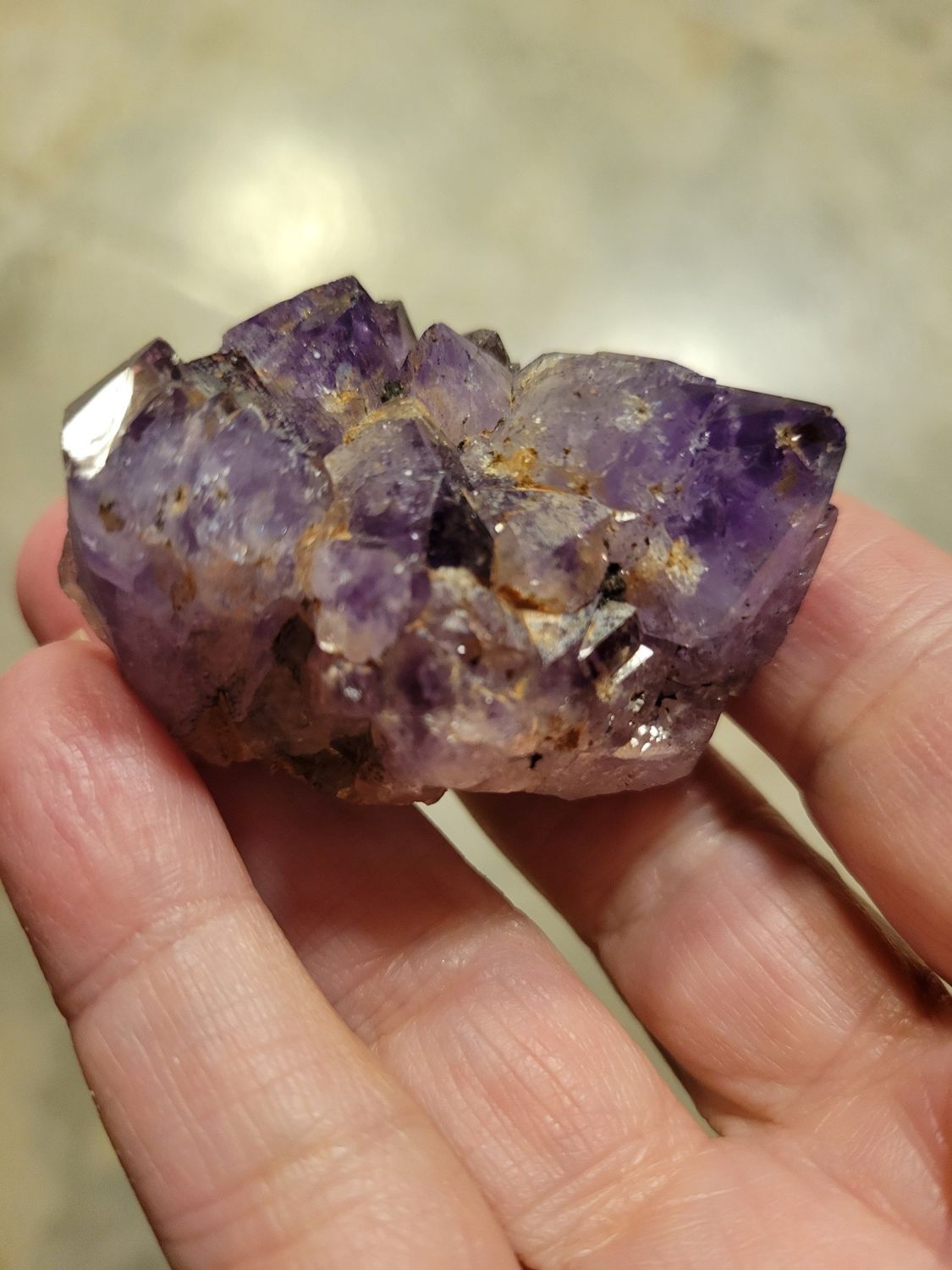 Crystal Dark Purple Amethyst Cluster