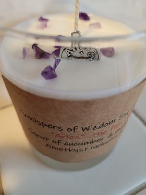 Judy&#39;s Soy Candle -Zodiac Aries- (Cucumber &amp; Melon)