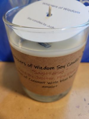 Judy&#39;s Soy Candle -Zodiac Sagittarius-Coconut