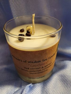 Judy&#39;s Soy Candle -Zodiac Capricorn- Red Currant