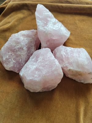 Crystal Rough Rose Quartz Chunks (Large)
