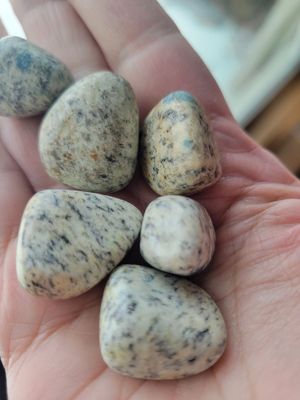 Crystal/Stone Tumbled K2 (Azurite/Granite) 6 pieces!!