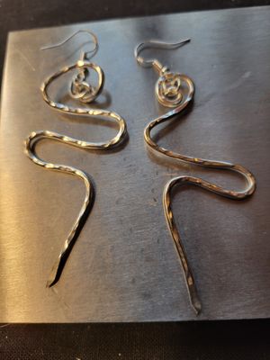 Judy&#39;s Hand-Designed Earrings- Not So Perfectly-Perfect-Snake