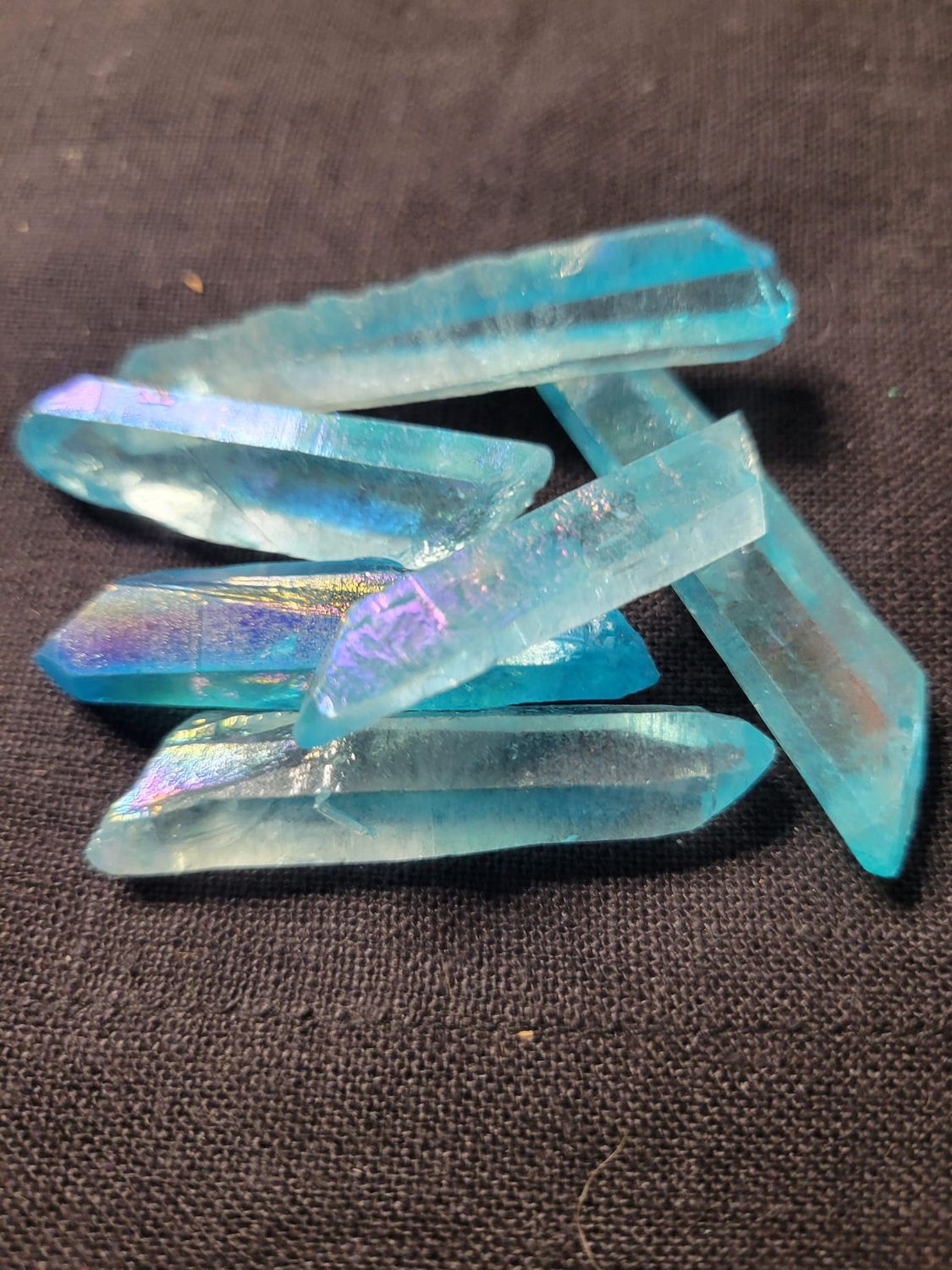 Crystal Aqua Aura Mystic Quartz (Will be chosen for you)