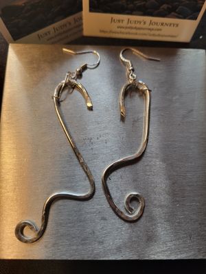 Judy's Hand-Designed Earrings- Not So Perfectly-Perfect "Seahorse"