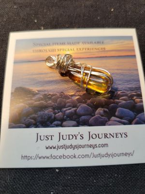 Pendant Small Mexican Amber- Created by Judy