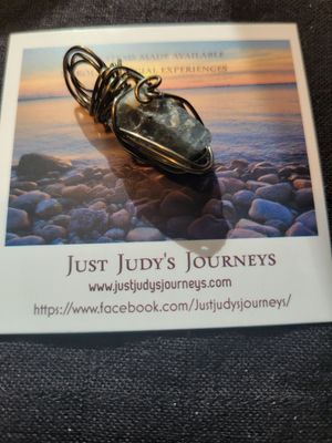 Pendant Rough Corderite (sapphire corundum)  - Created by Judy