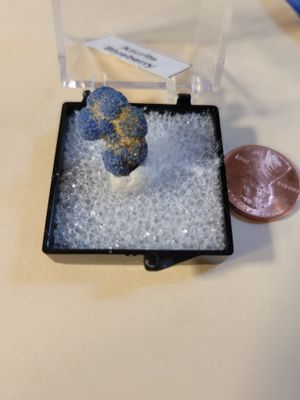 Crystal Rough Azurite Blueberry