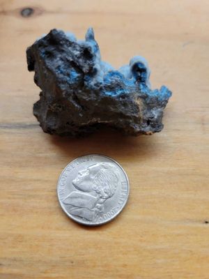 Crystal Botryoidal Blue Shattuckite Chunk- Africa