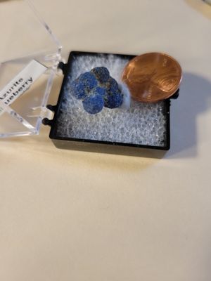 Crystal Rough Azurite Blueberry