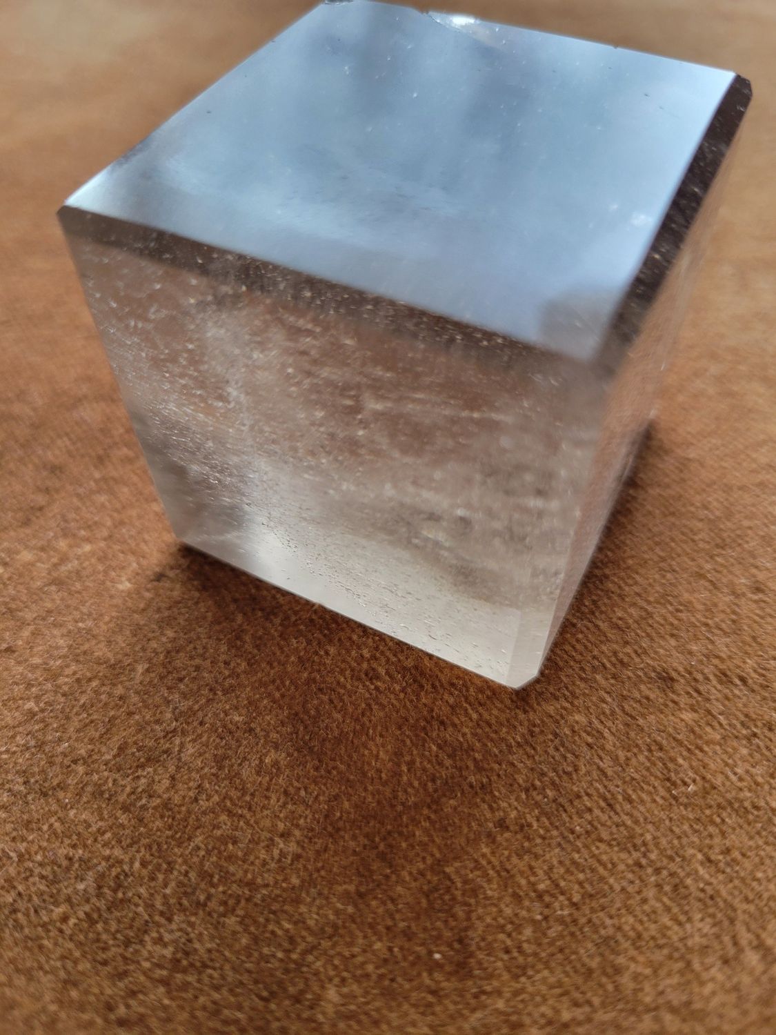 Crystal Smoky Quartz Cube