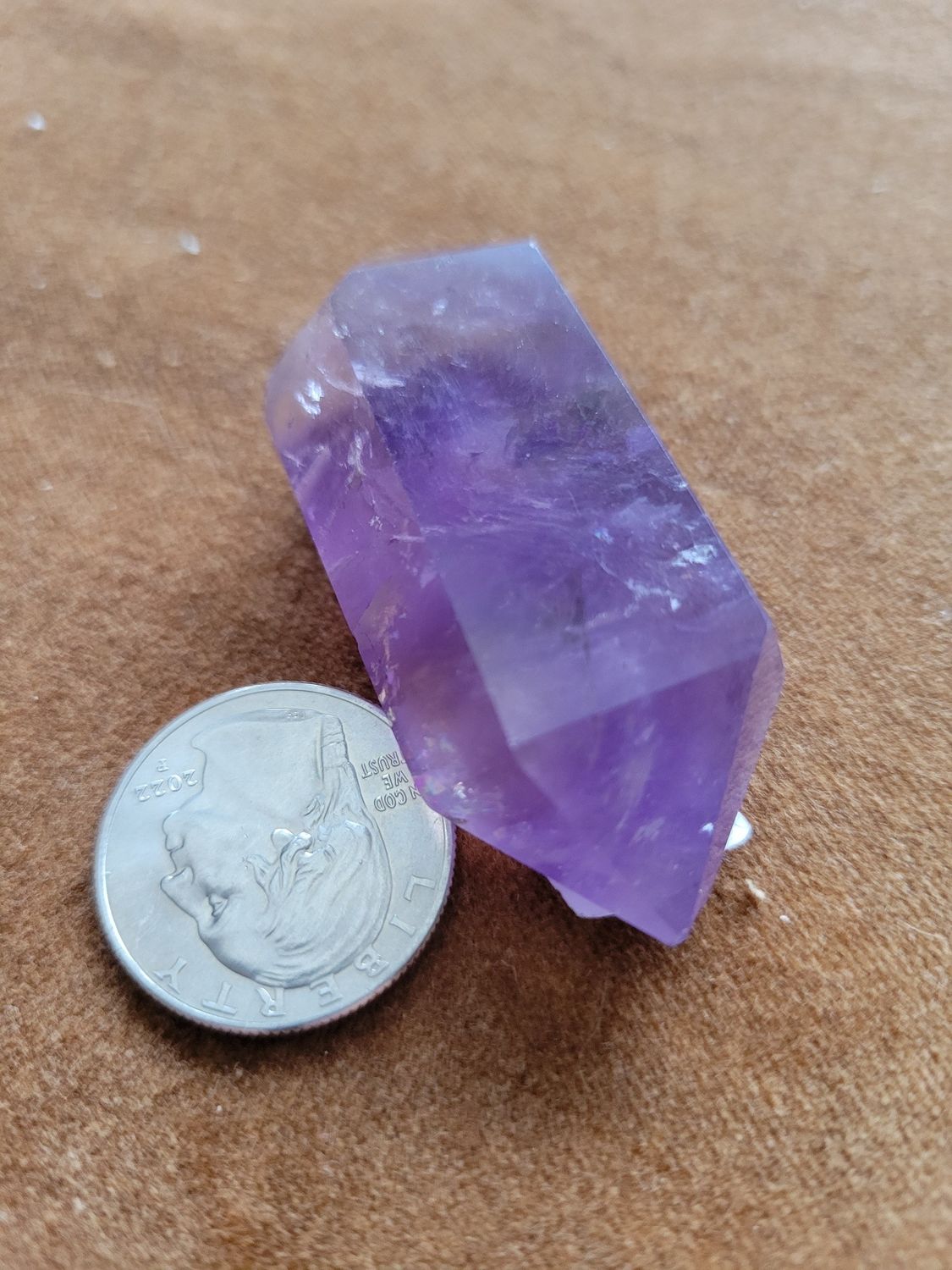Crystal Ametrine Double Point