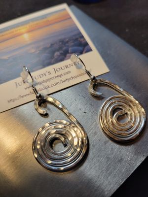 Judy's Hand-Designed Earrings- Not So Perfectly-Perfect -Tight Circle