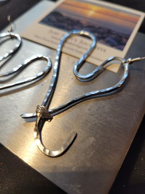 Judy's Hand-Designed Earrings- Not So Perfectly-Perfect -Hearts