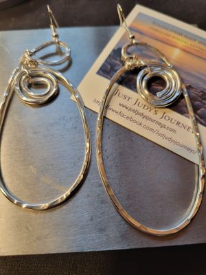 Judy&#39;s Hand-Designed Earrings- Not So Perfectly-Perfect -Long Loops