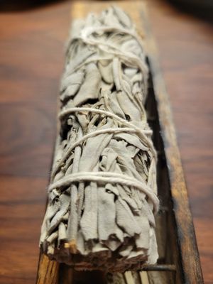 Smudge- White Sage Bundle (Sustainably sourced)  One piece apprx 4&quot;