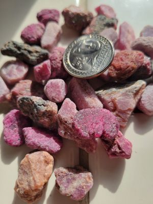 Crystal Rough Ruby - (one piece -will be chosen for you)