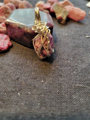 Pendant Rough Ruby(India)- Created by Judy