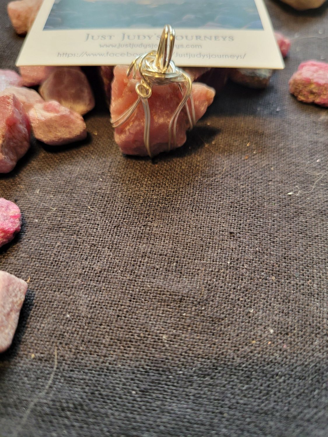 Pendant Rough Ruby(India)- Created by Judy