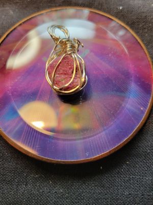 Pendant Rough Ruby(India)- Created by Judy