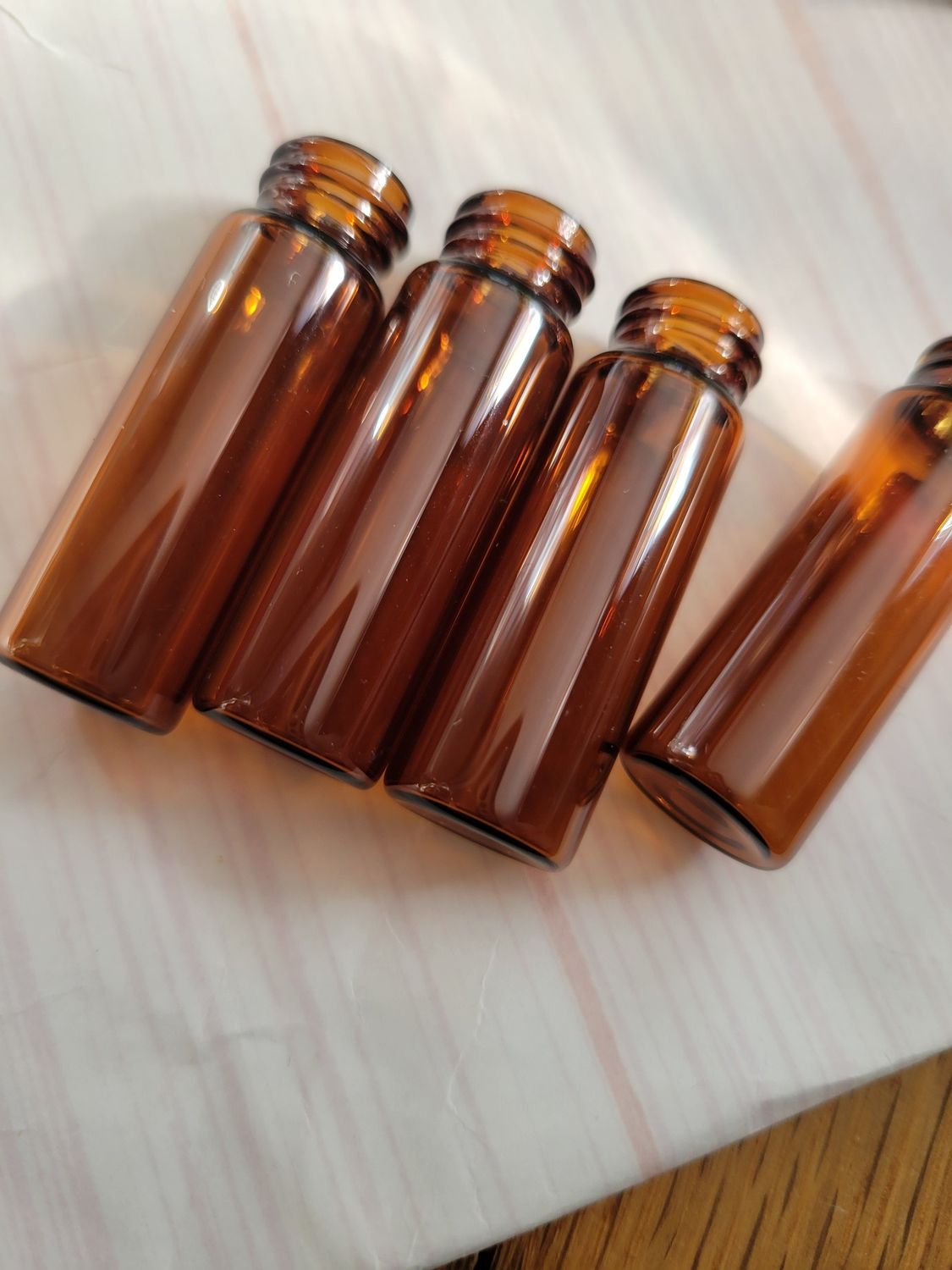 Bottle Amber Glass with Orifice Dropper (One Dram)