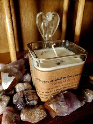 Judy&#39;s Soy Candle -Calling All Angels (Frank &amp; Myrrh)