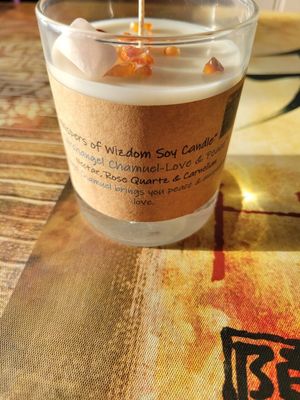 Judy&#39;s Soy Candle -Archangel Chamuel (Floral Nectar)