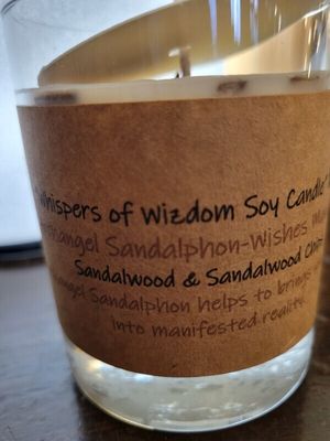 Judy&#39;s Soy Candle -Archangel Sandalphon (Reg size)