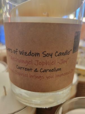 Judy&#39;s Soy Candle -Archangel Jophiel (Current) Reg size