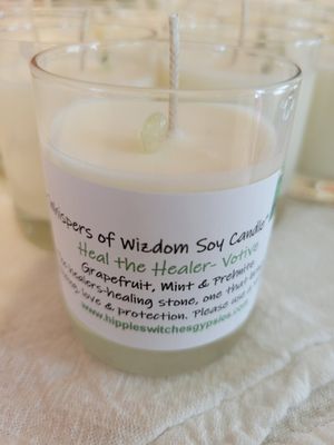 Judy&#39;s Soy Candle -VOTIVE SIZE Heal The Healer