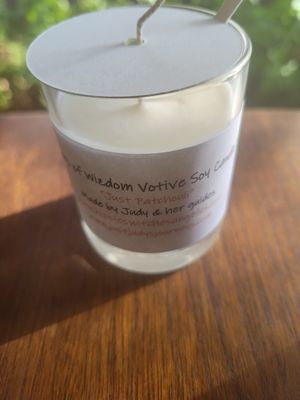 Judy&#39;s Soy Candle -VOTIVE SIZE &quot;Just Patchouli&quot;