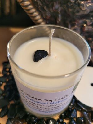 Judy&#39;s Soy Candle -VOTIVE SIZE Archangel Michael