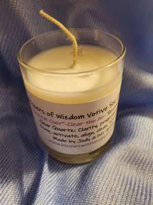 Judy&#39;s Soy Candle -VOTIVE SIZE Crystal Clair
