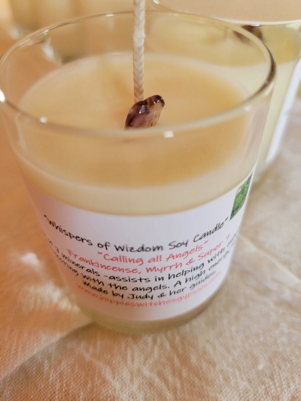 Judy&#39;s Soy Candle -VOTIVE SIZE Calling All Angels