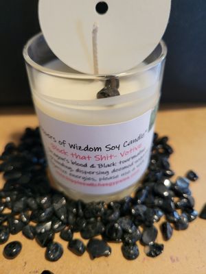 Judy&#39;s Soy Candle -Votive Size -Block That Shit