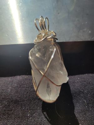 Pendant Lemurian Quartz - Created by Judy