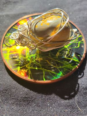 Pendant Bumblebee Jasper - Created by JudyWAS$75